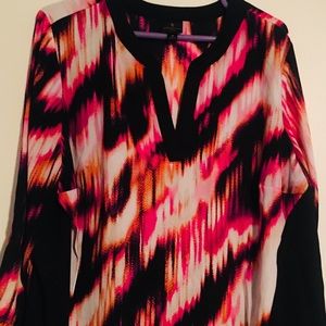 Worthington Asymmetrical Blouse